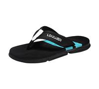 Men Casual Slippers Beach Flip Flops Outdoor Fashion Sandals Shoes for Indoor & Outdoor Holiday Summer Vocation (Mint Green, 4.5)