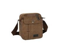 Men Causal Multifunctional Canvas Messenger Handbag Outdoor Shoulder Bag Travel Bag over The Shoulder Bag (Coffee, One Size)