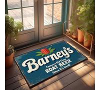 Men Cave Decor Barney'S Famous Old Time Root Beer: A Classic Since 1920! Doormat Spring Welcome Mats Outdoor Man Cave Decorations(65X90CM)
