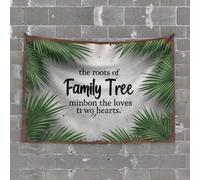 Men Cave Decor Family Tree Roots: Minbon Loves Two Hearts Tapestry Wall Tapestry College Stuff for Your Room(75X100CM)