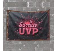 Men Cave Decor Success Uvp: Igniting Your Path to Achievement Tapestry Funny Bedroom Decor Beer Decorations for Man Cave(100X150CM)