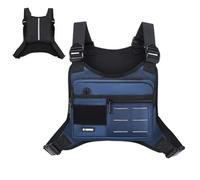 Men Chest Bag Adjustable Large Outdoor Vest Storage Pouch