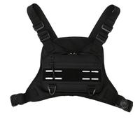 Men Chest Bag - Front Chest Vest Training Bag | Outdoor Sports Accessories, Adjustable Multi-Functional Running Pack for Rock Climbing, A, Refer to description, Unisex