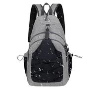 Men Chest Bag, Small Traveling Backpack, Waterproof Oxford, Polyester, Sling Organizer Bag Stylish for Climbing Workout Running Hiking Camping Sport Party Use, 26x16x44cm