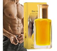 Men Chest Enhancement Oil - 12ml Travel Friendly Firming Massage Liquid, Moisturizing Shaping Care for Chest Definition, Suitable for Home Gym Travel Routine 2.68x1.02x1.02 inches