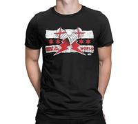 Men Cm Punk Aew Best in The World T Shirts 100% Cotton Clothes Novelty Short Sleeve Crew Neck Tees T-Shirts Black