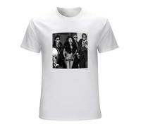 Men Cotton Press Cardi B Popular Tee Shirt White S