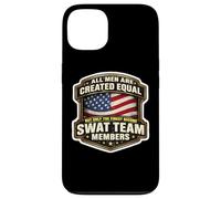 Men Created Equal Only The Finest Become SWAT Team Members Case for iPhone 13
