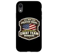 Men Created Equal Only The Finest Become SWAT Team Members Case for iPhone XR