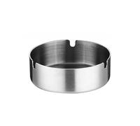 Men Creative Ashtrays - Wall Mounted Ash Bin, Stainless Steel Cigarette Butt Container, Portable Desktop Ashtray, Suitable For Home/office Multiple Scenes(Silver,8 * 8 * 3CM)