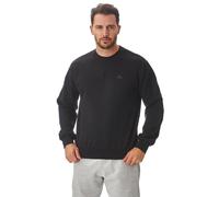 Men Crew Neck Sweatshirt Iron Mountain Workwear Casual Fleece Sweater Jumper Top