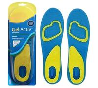 Men Cushioned Gel Insoles Shock Absorbing Insole,Pain Relief Plantar Fasciitis Everyday Active Work Sports Comfort Foam Inner Shoe Inserts Wellington Boots Trainers UK Size 7-13, EU 42-48