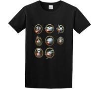 Men Dc'S Legends of Tomorrow Logo T-Shirt Summer Brand Letter Printed Tops Tee Cotton O-Neck Black Tshirt