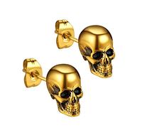 Men Earrings Halloween Skull Studs Mens Goth Earings For Women