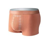 Men Energy Field Therapy Underpants, Magnetic Therapy Underwear with Elastic Waistband, Male Growth & Hardening Delay Boxer Short, Comfortable Thermal Underwear Anti Chafing Hipster Boxers