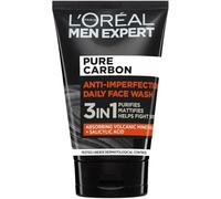 L’Oréal Paris Men Expert Pure Carbon 3-in-1 cleansing gel to treat skin imperfections 100