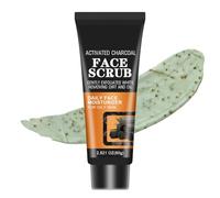 Men Face Scrub | 80g Pore Cleanser for Fat Control,Moisturizing and Natural Body Scrub | For Dead Skin and Dad Husband and