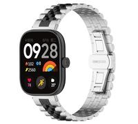 Men Fashion Watch Stylish Replacement Watch Strap with Stainless Steel Stud Band Compatible with Smartwatches (D, One Size)