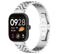 Men Fashion Watch Stylish Replacement Watch Strap with Stainless Steel Stud Band Compatible with Smartwatches (B, One Size)