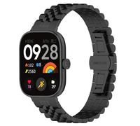 Men Fashion Watch Stylish Replacement Watch Strap with Stainless Steel Stud Band Compatible with Smartwatches (A, One Size)