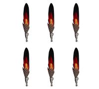 Men Feathers Brooch Pins Boutonniere Pin Feather Corsage Lapel Pin Hats Decoration, 6pcs