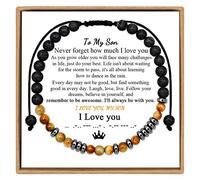 Men Fitness Watch Code Bracelets with A Card for Son Daughter Grandson Granddaughter Anniversary Birthday Gifts Watch with Interchangeable Bands (A, One Size)