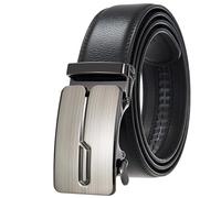 Men Formal Men's Cowhide Belt Business Leather Two Layer Company Mature