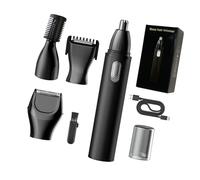 Men Full Grooming Set with Nose Hair Trimmer Shaver and Eyebrow Cutter Accuracy Nose Hair Scissors