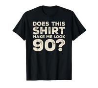 Men Gag Vintage 90th Birthday Decorations Funny 90 Birthday T-Shirt