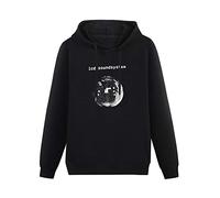Men Generic Unisex Sweatshirt LCD Soundsystem LCD Soundsystem Hooded with Drawstring Pockets Black L