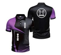 Men Graphic 3D Polo Shirts for S.A.A.B Collared Half Sleeve Soft Athletic Shirts Comfortable Short Sleeve Buttons T-Shirt Workout Tee Top Clothes-ZiS||3X_l