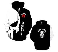 Men Graphic Hoodies for A.na.rc.h.y S.on.s 3D Comfort Sweatshirt Hooded Coats Long Sleeve Tops Hoody Spring Autumn Outwear Pullover Activewear-E||l