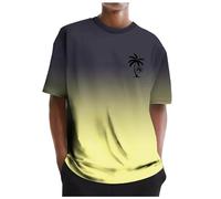 Men Gym Bodybuilding Tank Top Stringer Vest Fitness Workout Sportswear Cotton Mens Leopard Print Shirt uv Protection Clothing Men Cropped Tank top Men (Yellow, XXXL)