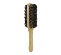Men Hair Brush Natural Wooden Cleaning Brush For Male Beard Hairbrush Dual-purpose Double-sided Beard Brush Anti-static Barber Hair Styling Comb Shaving Tools(L+M+S)