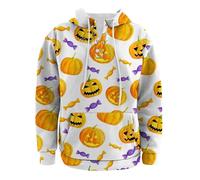 Men Halloween Outfit Printed Hoodies For Men Pumpkin Printed Sweatshirts Jack O Lantern Casual Pullover Outdoor Warm Sweatshirts Long Sleeved Casual Pullovers Drawstring Hooded Sweatshirt