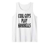 Men Handbell Player Saying Cool Guys Play Handbells Tank Top