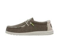 Men Hey Dude HD.40003 2BS Wally Braided Slip On Moccasin Fossil