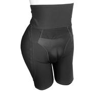 Men Hiding Gaff Boxer Shorts Feminine Camel Toe Shaper Panties Tummy Control Thigh Slimmer Padded Enhancer Underwear (Color : Black, Size : M)