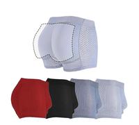 Men Hip Butt Lifter Enhancer Briefs Padded Boxer Underwear F4871 XXL Light Blue