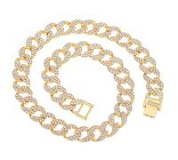 Men Hip Hop Chain Necklace Paved Rhinestone Bling Ice Out For Link Jewelry Present