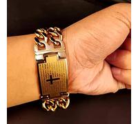 Men Hip hop cross jesus pendant with stainless steel cross bracelet never fade male vintage Hiphop necklace fashion jewelry