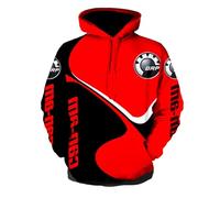 Men Hoodie Printing Jackets for Can-am Long Sleeve Sweatshirts Casual Hooded Coat 3D Hoody Pullover Activewear Sport Outwear Tops with Pockets-A||XXL