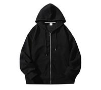 Men Hoodies with Zip Hoodie for Uk, Winter Casual Oversized Plain Warm Classic Long Sleeve Sweatshirts Ideal Weekend Wear Work Jogging Sport