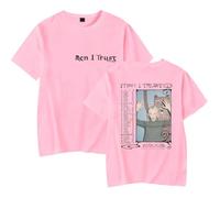 Men I Trust Equus Tour T-Shirt Men/Women Streetwear T-Shirt Shirt Short Sleeve (Pink,4XL)