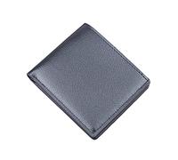 Men ID Short Wallet Solid Color Bag Oepn Purse Multiple Card Slots Clutch Bag 10plus Phone Case Wallet with Cat (Black, One Size)