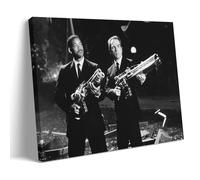 Men in Black The Iconic Scene from The Classic Movie Where Agents J And K Are Holding Energy Guns Poster Decorative Painting Canvas Wall Posters And Art Picture Print Modern Family Bedroom Decor Poste