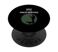 Men in the Field Hunter Hunt Ranger Wild Animal PopSockets Adhesive PopGrip