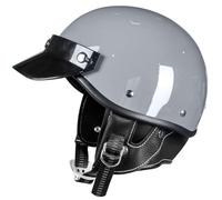 Men Jet Motorcycle Helmet, German Style Retro Motorcycle Half Helmet Approved DOT Motorcycle Open Face Helmets Moped Helmets Unisex Scooter Helmet Skull Cap Helmets Cruiser Helmet 4,M=57-58cm