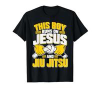 Men Jiu Jitsu Fighter Boy BJJ Value Graphic T-Shirt, Men, Black, M