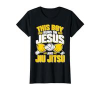 Men Jiu Jitsu Fighter Boy BJJ Value Graphic T-Shirt, Women, Black, XL